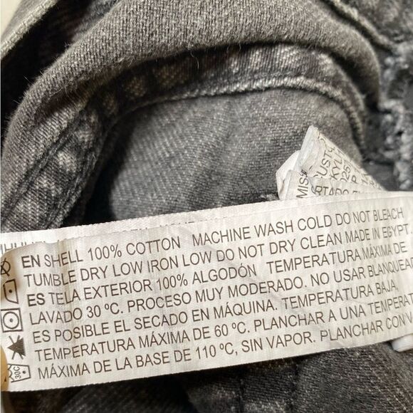 Forever 21 High Waist Mom Jeans Size 25 Faded Black Ripped Distressed Grunge - Picture 16 of 16